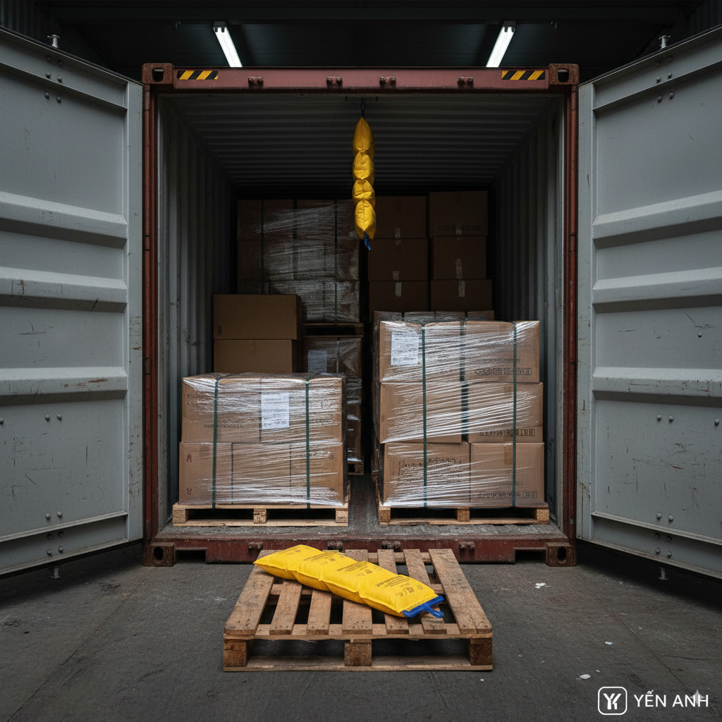 Gói hút ẩm container chống ẩm mốc