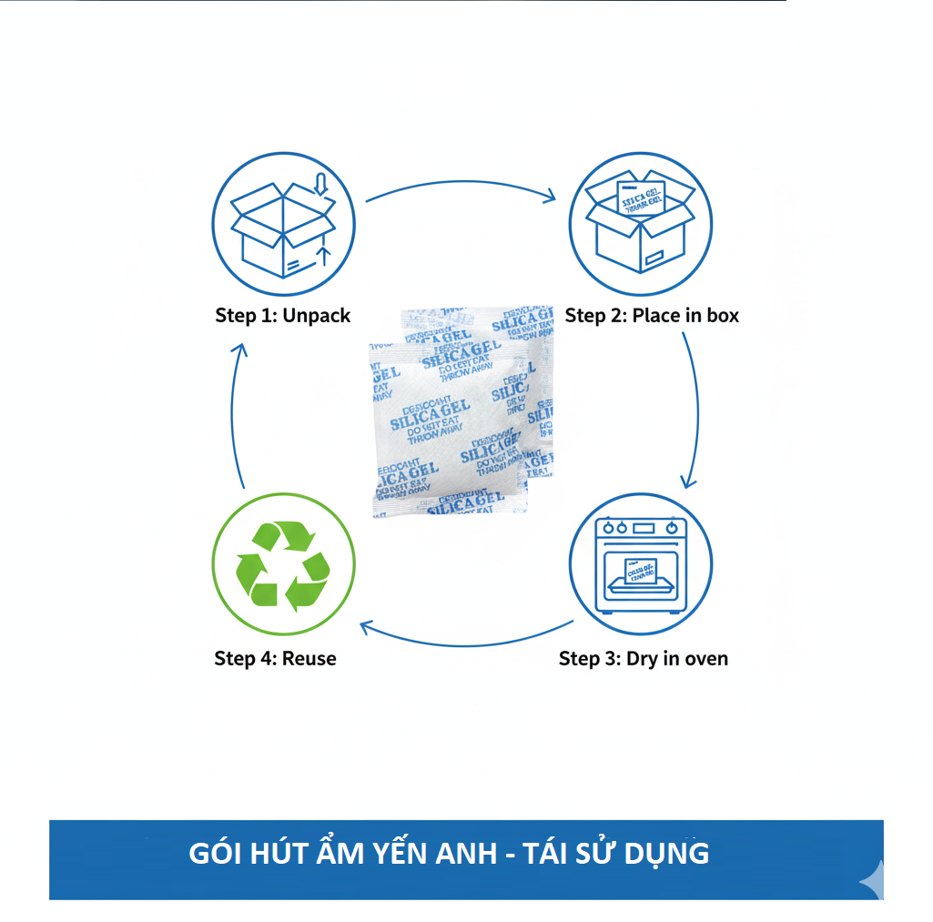 gói hút ẩm silica gel có độc không